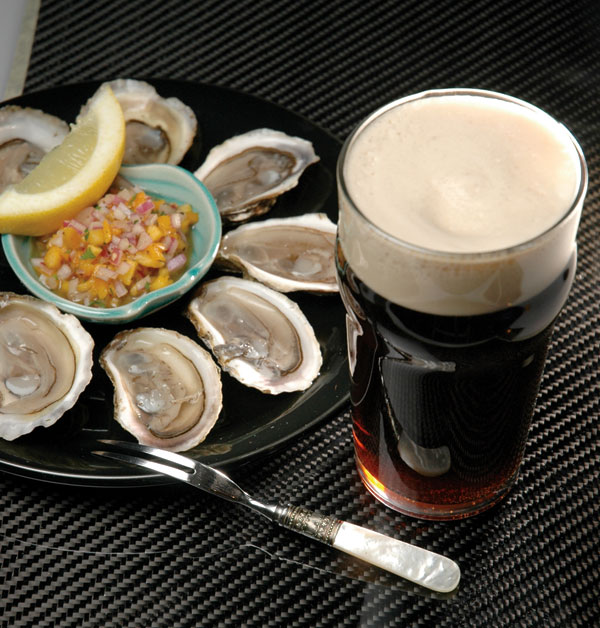 Stout and seafood